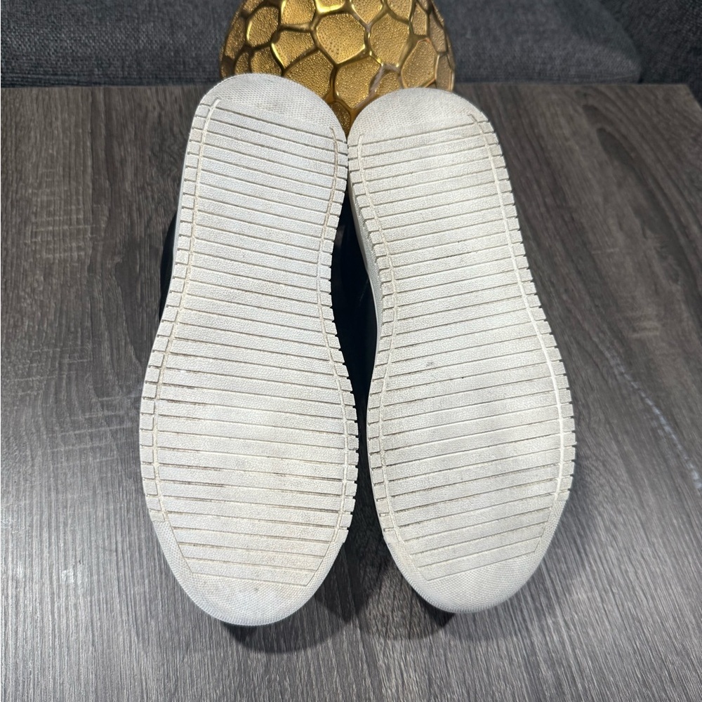 Steve Madden Black and White Platform Sneakers - Picture 9 of 14